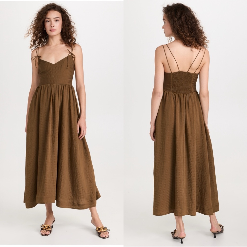 EN SAISON Midi Dress in “Olive” | Size XS | NWOT